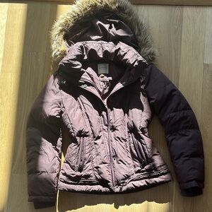 Women's Sonoma Brown Fur Hood Jacket